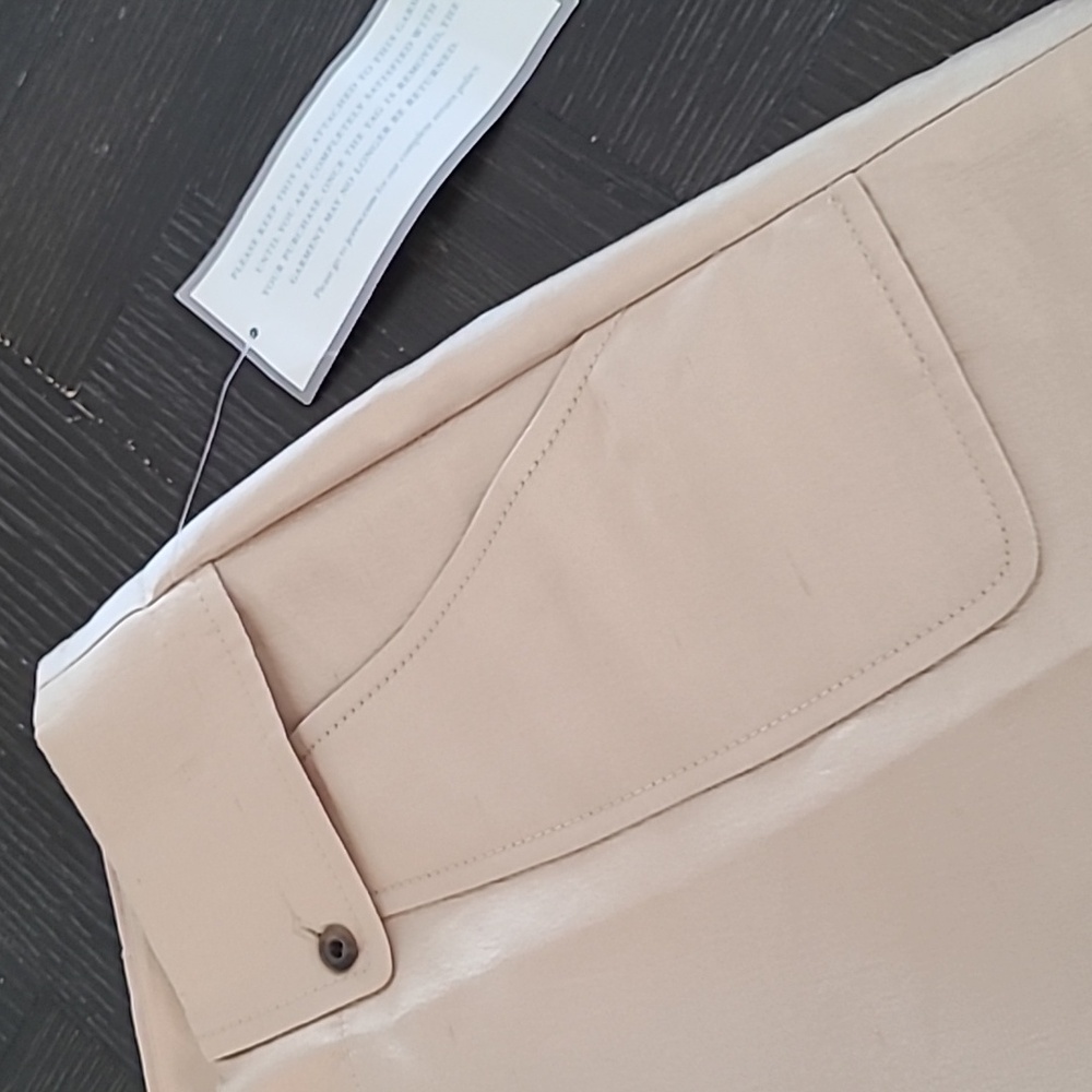 J. Crew Rose Gold Cropped Metallic Trousers - Picture 7 of 12